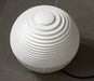 1 X 14 X 12 White Round With Lines And Light - Outdoor Ball - herplace.store