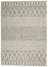 10' Gray Geometric Power Loom Runner Rug - herplace.store