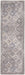 10' Ivory and Tan Floral Power Loom Distressed Washable Runner Rug - herplace.store