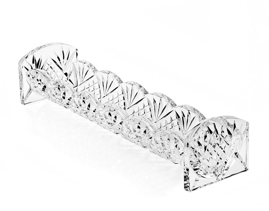 10" Rectangular Cut Crystal Cracker Tray - herplace.store