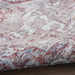 10' Red and Ivory Floral Power Loom Distressed Washable Runner Rug - herplace.store