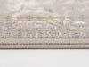 10' Runner Beige and Ivory Medallion Power Loom Runner Rug - herplace.store