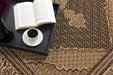 10' X 13' Beige and Black Oriental Washable Non Skid Area Rug - herplace.store