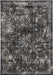 10' X 13' Black Damask Area Rug - herplace.store