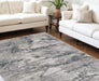 10' X 13' Gray Abstract Area Rug - herplace.store