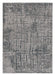 10' X 13' Gray and Ivory Abstract Area Rug - herplace.store