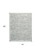 10' X 13' Gray Green And Ivory Striped Distressed Stain Resistant Area Rug - herplace.store