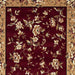 10' X 13' Red Beige Machine Woven Floral Traditional Indoor Area Rug - herplace.store