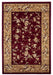 10' X 13' Red Beige Machine Woven Floral Traditional Indoor Area Rug - herplace.store