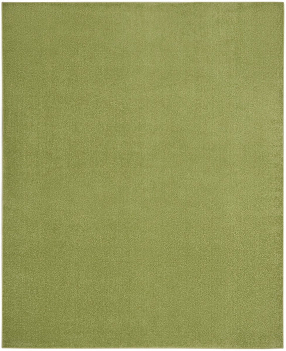 10' X 14' Green Non Skid Indoor Outdoor Area Rug - herplace.store