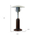 11000 BTU Bronze Steel Propane Cylindrical Pole Tabletop Patio Heater - herplace.store