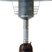 11000 BTU Bronze Steel Propane Cylindrical Pole Tabletop Patio Heater - herplace.store