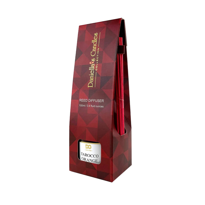 Tarocco Orange Reed Diffuser Set Red