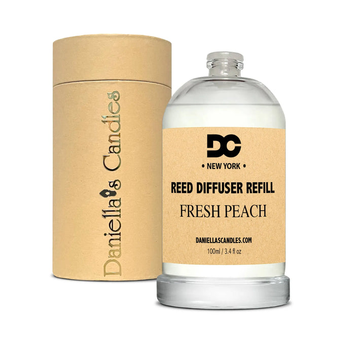 Fresh Peach Reed Diffuser Refill Oil