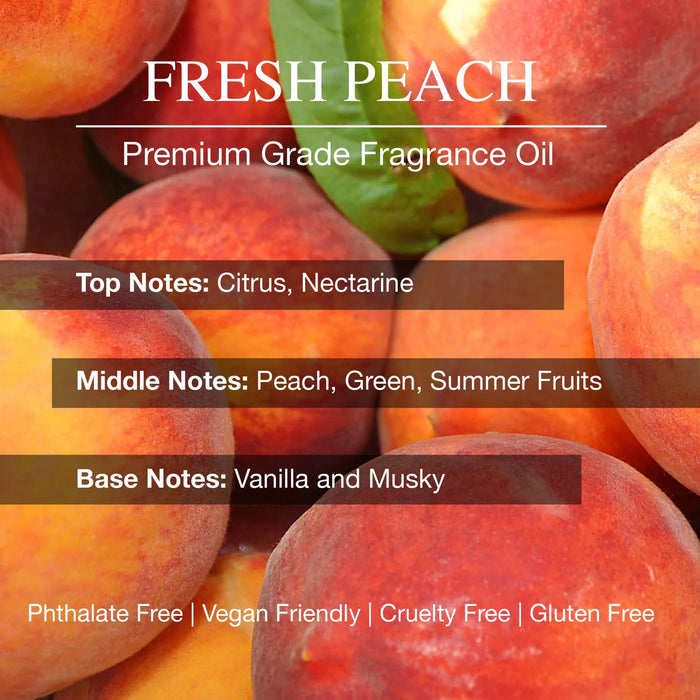 Fresh Peach Reed Diffuser Refill Oil