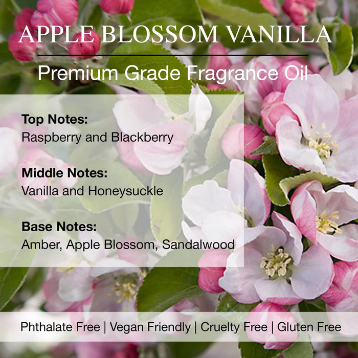 Apple Blossom Vanilla Reed Diffuser Refill Oil