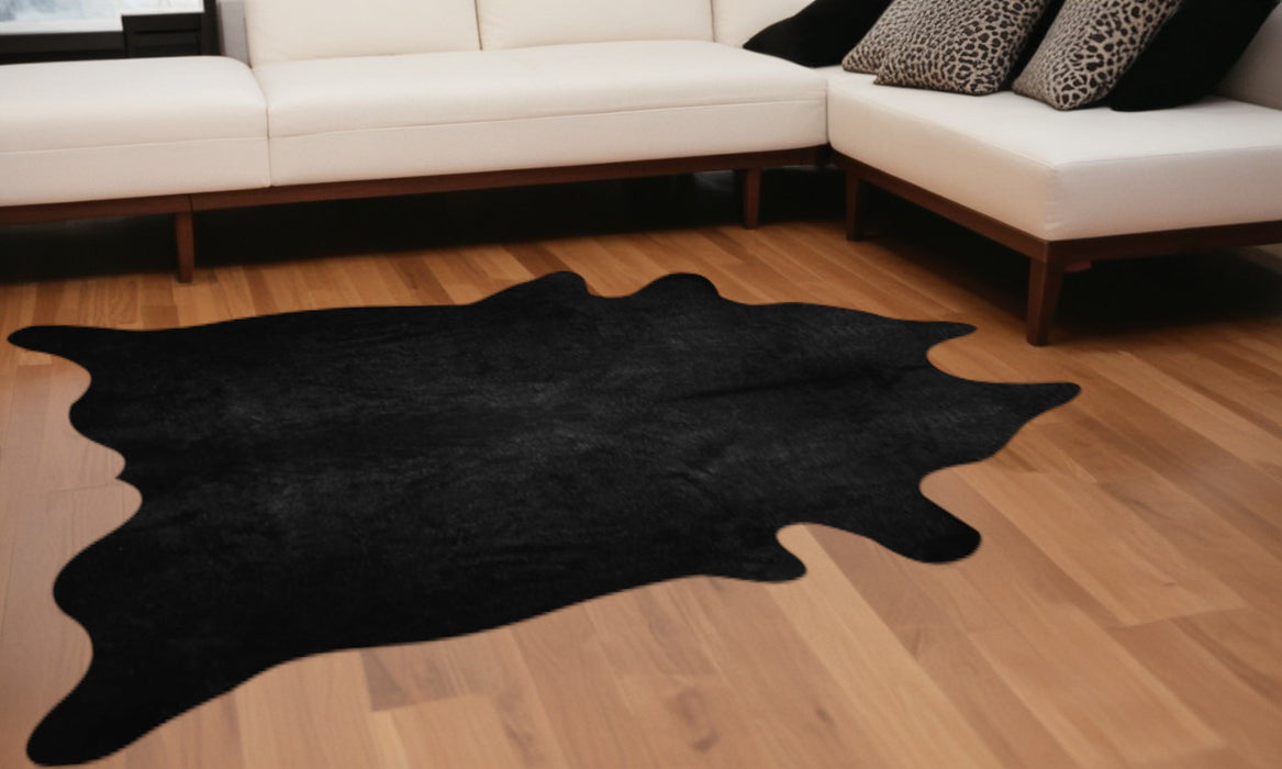 6' X 7' Natural Cowhide Area Rug