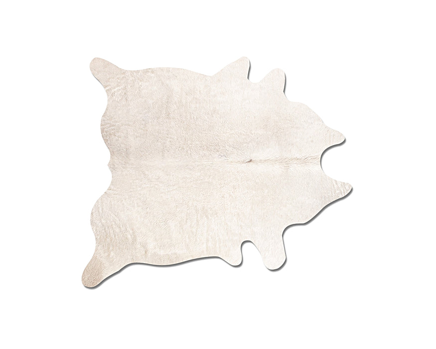 6' X 7' Natural Cowhide Area Rug