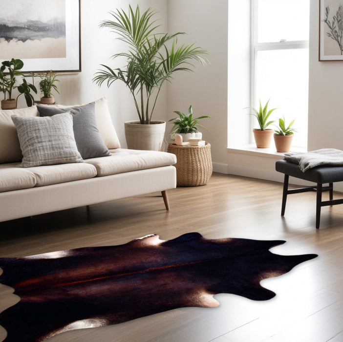 72" X 84" Tricolor Cowhide - Rug