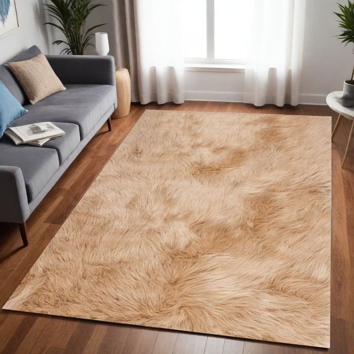 60" X 96" Black Sheepskin - Rug Or Throw