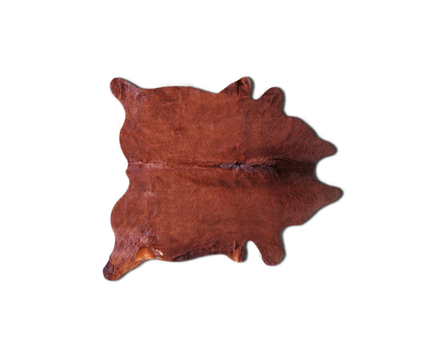 5' X 7' Brown Cowhide Area Rug