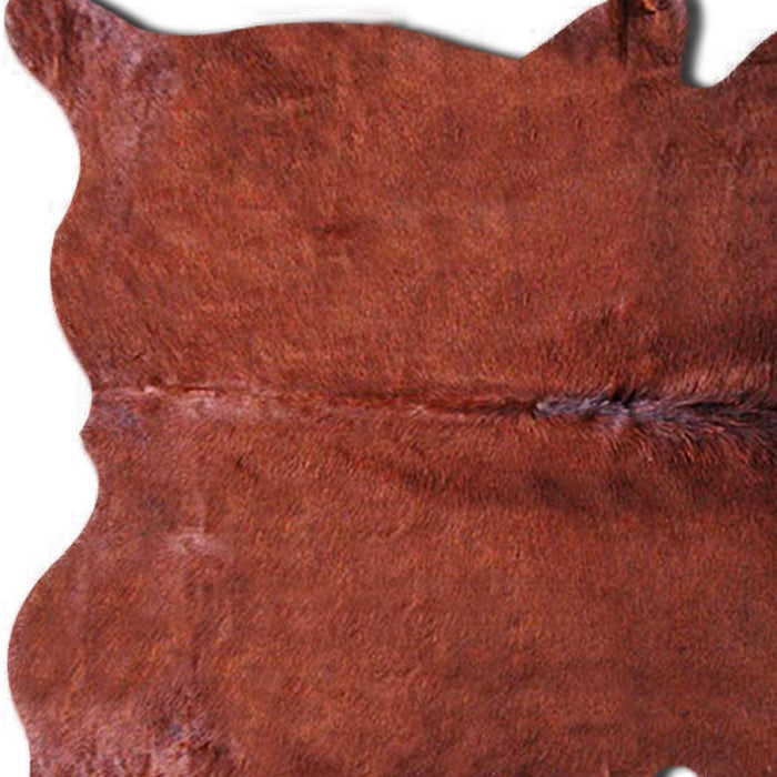 5' X 7' Brown Cowhide Area Rug