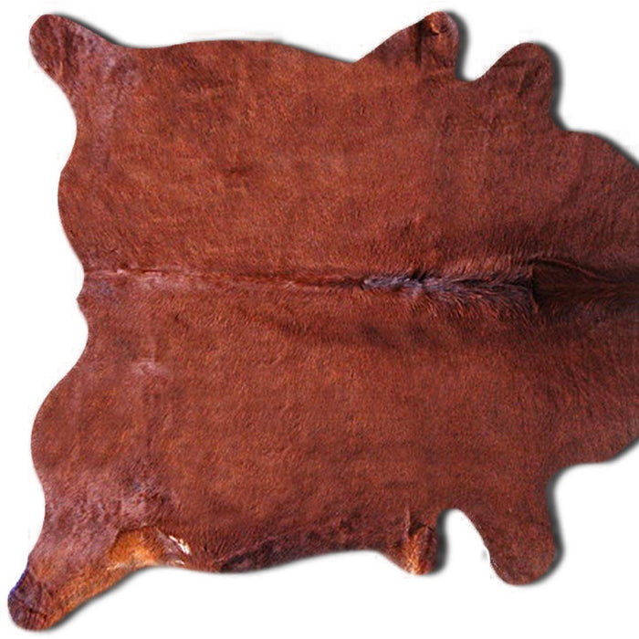 5' X 7' Brown Cowhide Area Rug