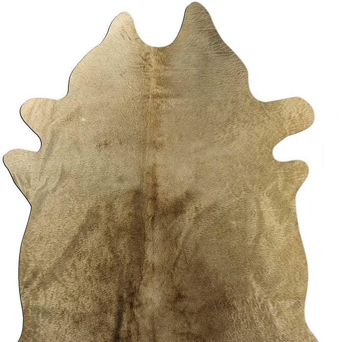 6' X 7' Taupe Cowhide Area Rug