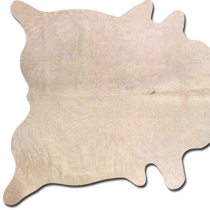 6' X 7' Natural Cowhide Area Rug