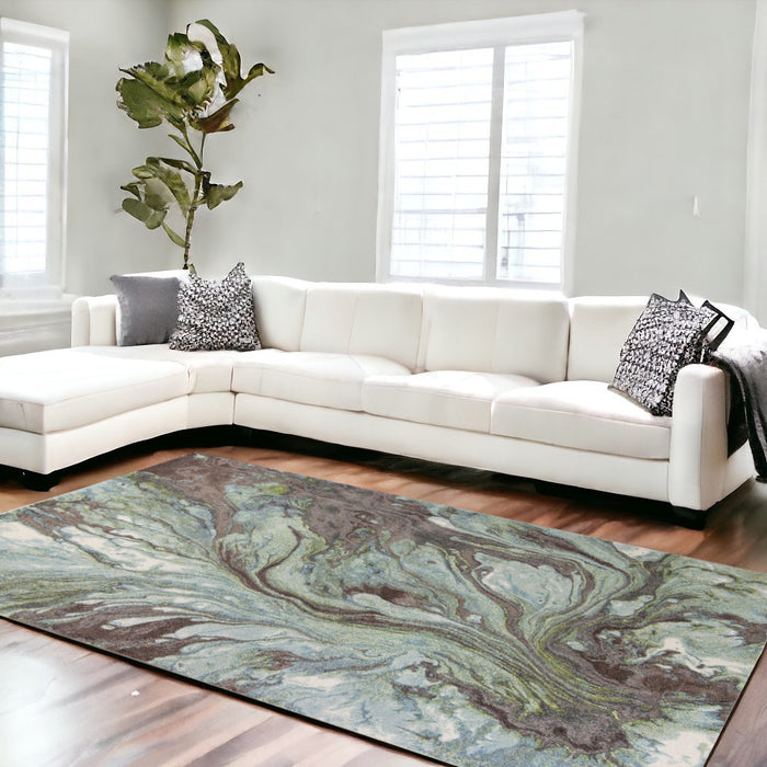 7' X 10' Seafoam Area Rug