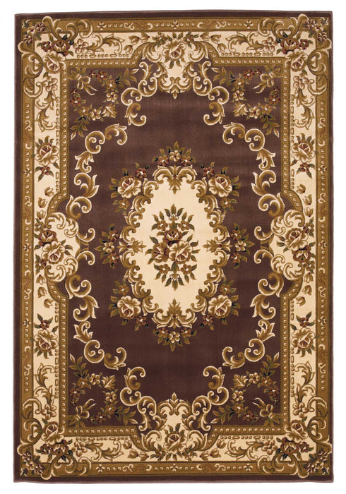 9' X 13'  Polypropylene Plumor Ivory Area Rug