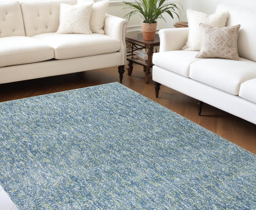 3' X 5' Seafoam Heather Plain Area Rug