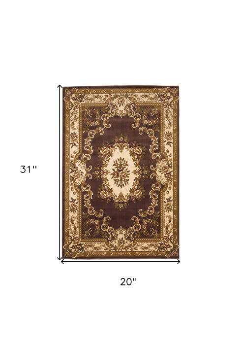 9' X 13'  Polypropylene Plumor Ivory Area Rug