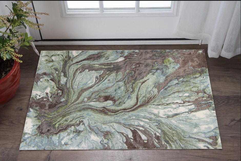 7' X 10' Seafoam Area Rug