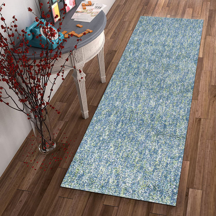 3' X 5' Seafoam Heather Plain Area Rug