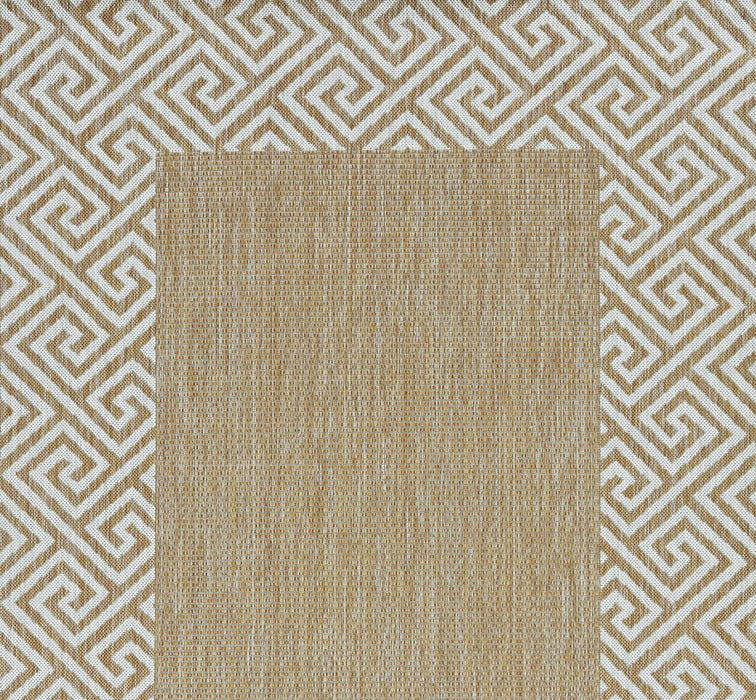 3' X 4' Natural Geometric Area Rug