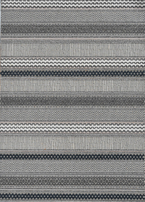 4' X 6' Taupe Striped Area Rug