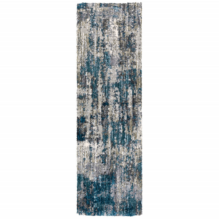 4' X 6' Gray And Blue Gray Skies Area Rug