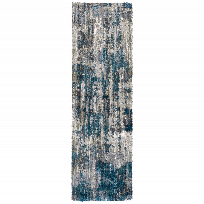 4' X 6' Gray And Blue Gray Skies Area Rug