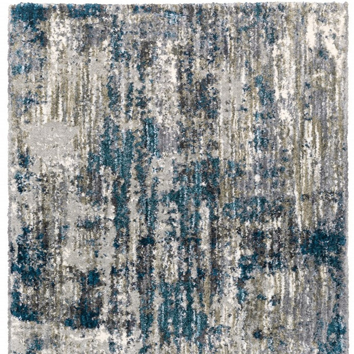 4' X 6' Gray And Blue Gray Skies Area Rug