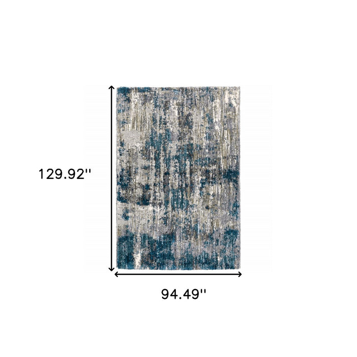 4' X 6' Gray And Blue Gray Skies Area Rug