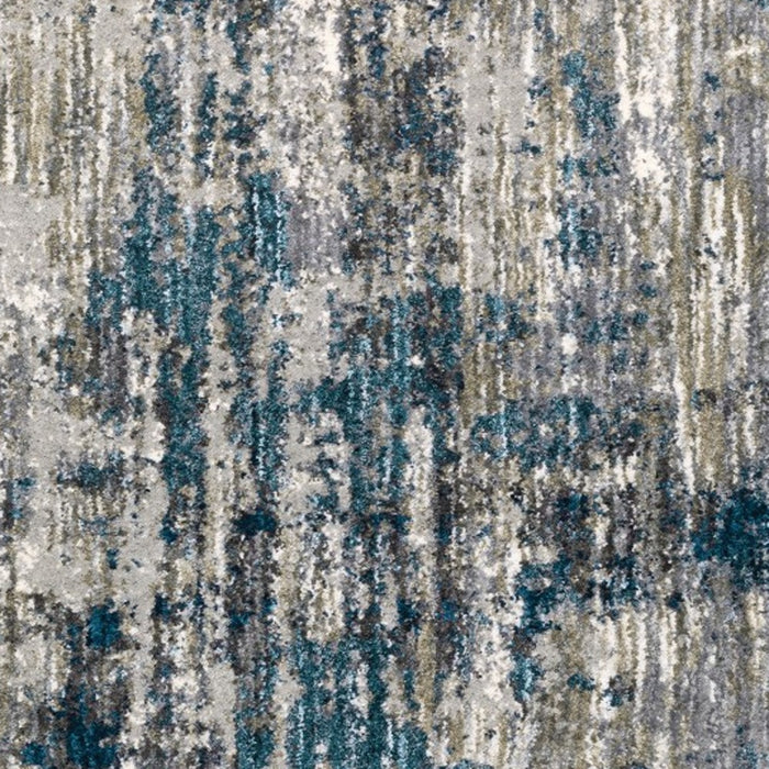 4' X 6' Gray And Blue Gray Skies Area Rug