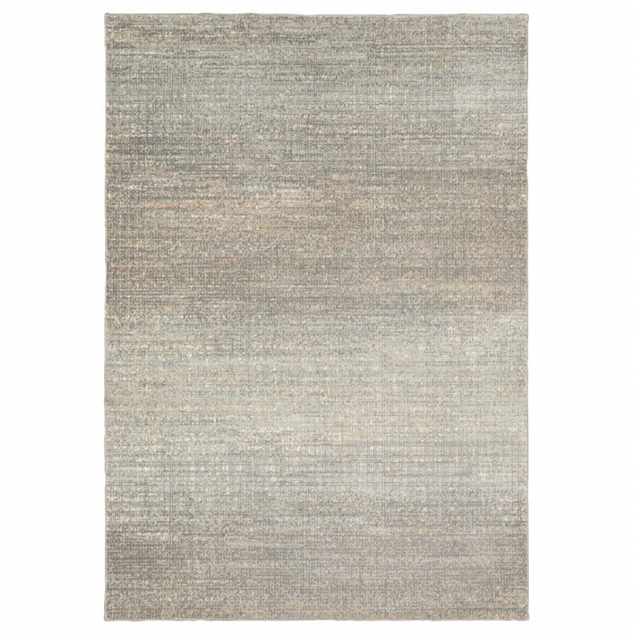 5' X 8' Gray Green Abstract Confetti Indoor Area Rug