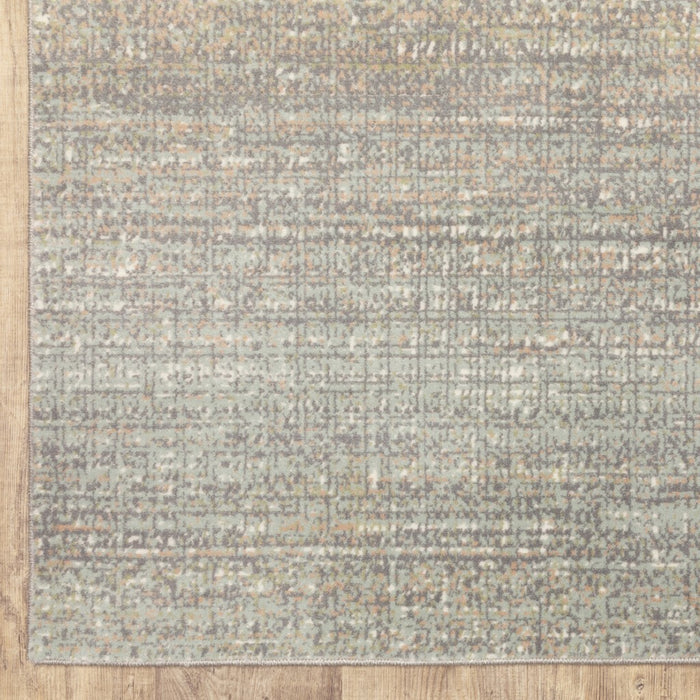 5' X 8' Gray Green Abstract Confetti Indoor Area Rug