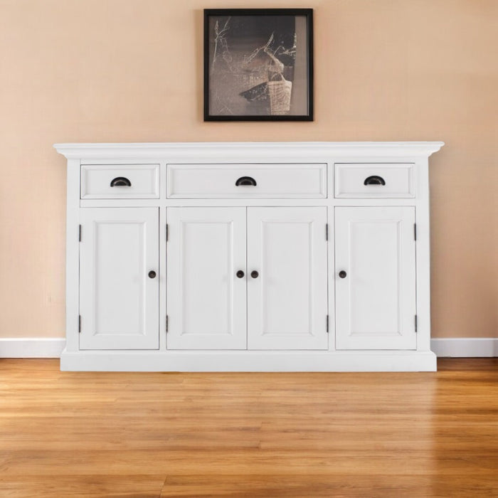 Large Modern Farmhouse White Cabinet