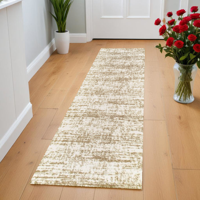 7' X 10' Ivory Shag Area Rug