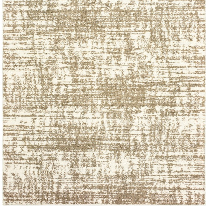 7' X 10' Ivory Shag Area Rug