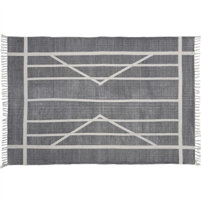 4' X 6' Gray Area Rug