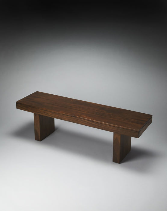 Modern Chunky Solid Wood Bench