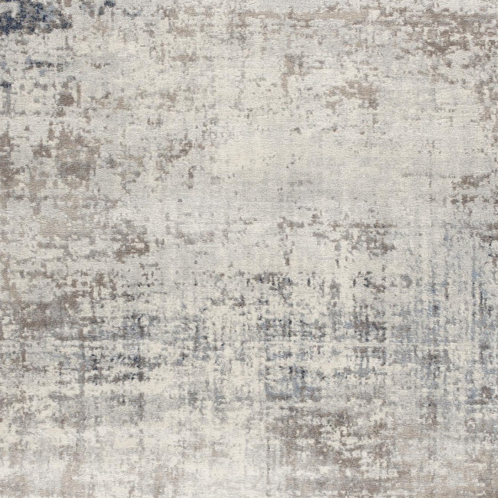 2' X 3' Navy Blue Distressed Striations Scatter Rug